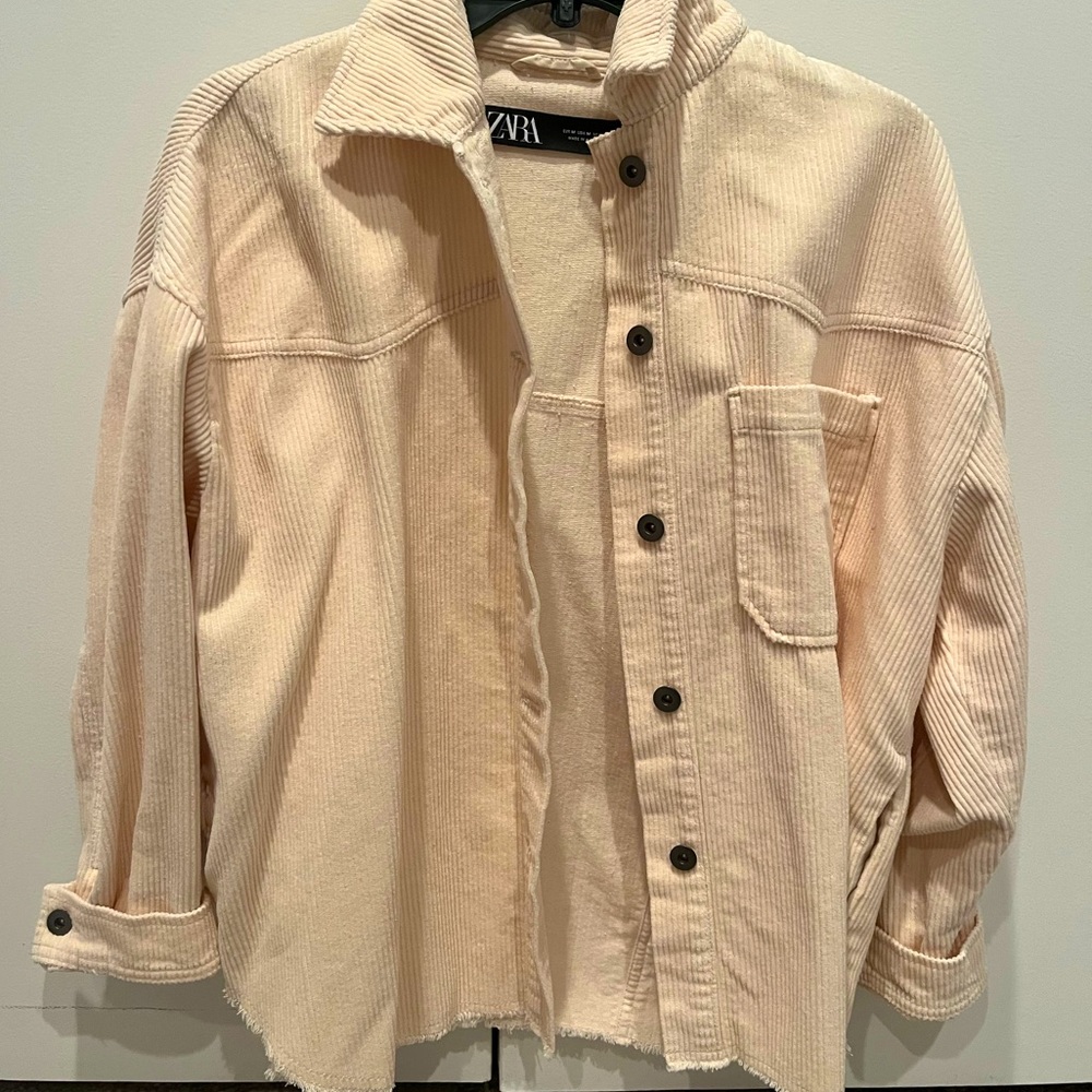 Zara corduroy shacket